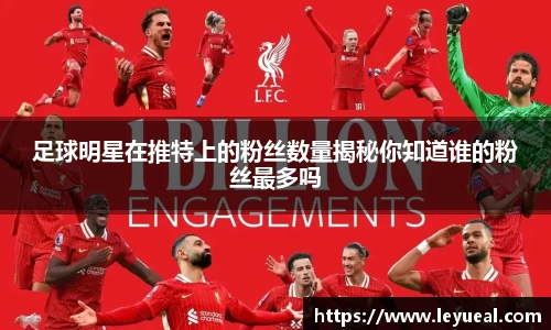 足球明星在推特上的粉丝数量揭秘你知道谁的粉丝最多吗